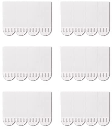 JELLYSUB 120 Stück Doppelseitige Klebestreifen für Poster, Haken und Weihnachtsdekorationen, Doppelseitiges Klebeband, Wasserfeste Streifen, Befestigung ohne Bohren (Klein)