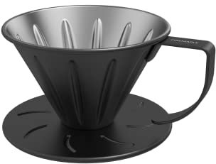 FIREMAPLE Orca Pour Over Coffee Filter Stainless Steel Coffee Filter Cone Dripper Cup