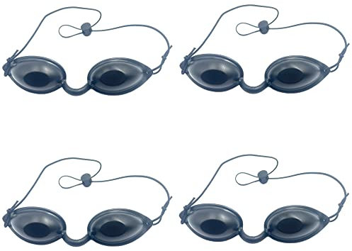 winwill 4Pcs IPL Safety Goggles, Beauty Instrument Eye Protection Goggles for Patients in IPL, UV, Infrared LED Light Therapy Sunbathing on The Beach