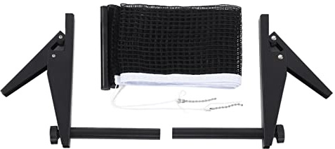 Support De Filet De Tennis De Table De 67,7 Pouces, Maille En Nylon Pliée En Acier Inoxydable, Maille Dense, Plage De Serrage Réglable De 1,57 Pouces, Filet De Ping-pong Pour Match De Tennis De Table