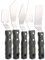 Natudeco 5 Pi¨¨ces Couteau Peinture Palette Spatule Peinture Acrylique Palette Professionnel Peinture Couteau Spatule Couteau Grattoir pour Artiste Peinture