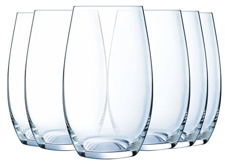 Luminarc – Colección Menades – 6 vasos de agua 40 cl – Fabricado en Francia – Embalaje reforzado