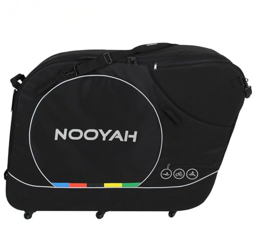 Sports Cycling Triathlon Bike Travel Bag, Air Transport Bicycle Case,No Need to Remove the Handlebar Suitcase