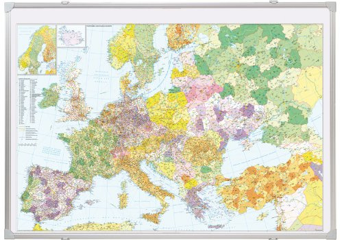 Franken KA650M Kartentafel Europa (magnethaftend 1:3.600.000, 140 x 100 cm)
