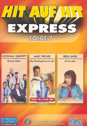 Hit auf Hit Express Band 7 (+CD och Midisc): för tangentbord (dragspel)