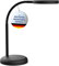 Maul Schreibtischlampe LED MAULjoy | Kleine Schreibtischlampe mit Standfuß | Moderne Tischlampe für Schreibtisch, Büro | Flexible LED Lampe mit 3000K warmweißem LED Licht | Schwarz