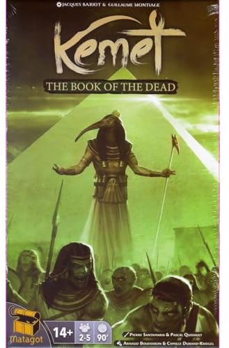 Matagot SARL, Kemet - Blood and Sand: Book of The Dead Expansion, Board Game, Ages 12+, 2 to 5 Players, 90 to 120 Minutes Playing Time, MAT-KEM-024-875