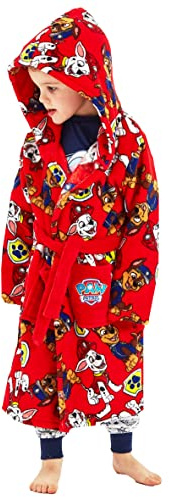 Boys Paw Patrol Dressing Gown Bathrobe Character Wear (Paw Patrol, 2-3 Years)