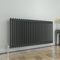 GY Bath Horizontal Radiator Traditional 2 Column Anthracite Designer 600x1190mm Modern Cast Iron Style Central Heating Rads