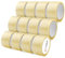 Vivopack Paketklebeband transparent 12 Stück Paketband, Starkes Klebeband transparent, Klebeband Paket, Paketband transparent, Klebebänder Tape Versand, Packetband, Packband transparent