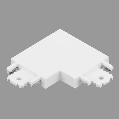 BRILONER - Sistema di binari Luxtrail, connettore angolare, accessorio, componente di prolunga, 45 mm, bianco