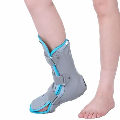 RousuCare Ankle Foot Orthosis Brace, Walking Boot, Adjustable Support with Straps, Protective Medical Recovery Boot (S, Right)