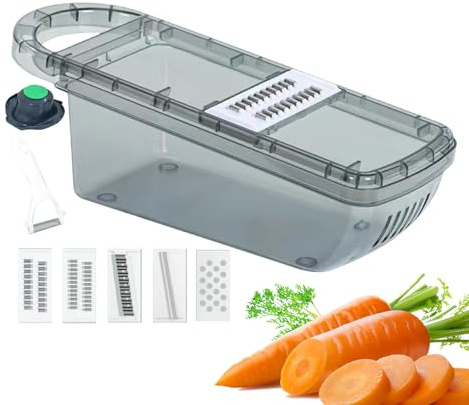 Köksrivare - bärbar morotskärare, potatis- och lökkvarn | Mångsidig handrivjärn för morötter, gurkor, zucchini, rötter, salladsberedning, o