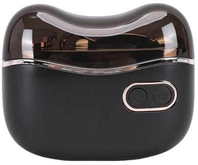BRRNOO Tagliaunghie Elettrico Automatico con Luce Incorporata, Tagliaunghie a 2 velocità, Batteria Ricaricabile, Lucidatore per Unghie Sicuro, Macchina per la Cura delle Unghie con (BLACK)