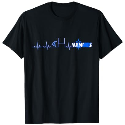 Vannes Mon Cœur Bat Rugby Supporter Vannes Bretagne T-Shirt