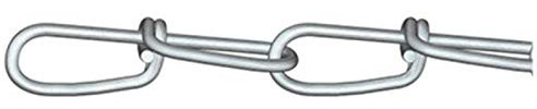 dörner + helmer 156147 Knotenkette, Silber, Stahl, verzinnt, verzinkt, 30 m