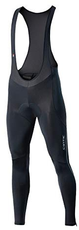 Santic Salopette Ciclismo Uomo Lunga Ciclismo Pantaloni Imbottiti Grigio EU L