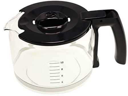 Glaskanne kompatibel mit/Ersatzteil für Krups SS-208836 KM8328 Grind Aroma Kaffeemaschine