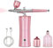 Hiseeyo Airbrush, verbessertes Airbrush-Set mit Kompressor und wiederaufladbarer, tragbarer schnurloser Airbrush-Nagelmaschine, Airbrush-Pistolen-Set für Nagelkunst, Kuchendekoration, Make-up