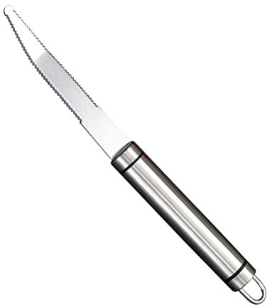 Grapefruitmesser aus Edelstahl die Küche, Messer mit Gebogener Klinge, Zitronenschneider, Grapefruitmesser, Gebogenes Gezahntes Messer, Kiwischneider, Gezackte Messer Zum (A)
