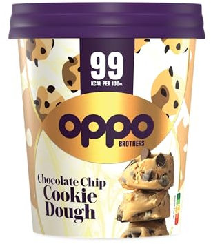 Oppo Brothers Chocolate Chip Cookie Dough Ice Cream 475ml