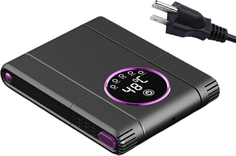 Sionhiuo Sèche-Bottes Et Désodoriseur,Accessoire Pliable Anti-Odeurs,Désodorisant Chauffant Électrique avec Minuterie - pour Maison Voyage Chaussure Passionnés de Plein Air Randonneurs Camping