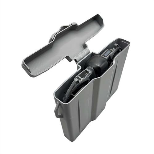 für DJI Neo2 Tragetasche - Kratzfeste und stoßfeste Aufbewahrungstasche aus PU-Leder, tragbare wasserdichte Hartschale für Drohne, Akku, Ladegerät und Zubehör, Grau, grau, 1 Stpck, Aufbewahrungsbox