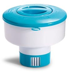 Intex Floating Chemical Dosierschwimmer - Poolzubehör - Chlorspender - 17,8 cm, 29041, Blau