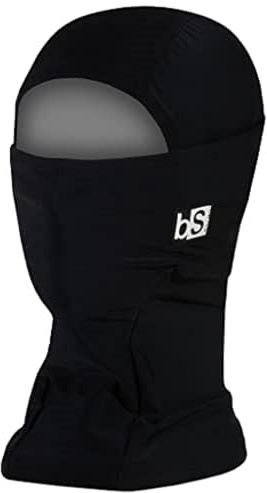 BLACKSTRAP Expedition Hood Balaclava Face Mask – Dual Layer Cold Weather Gear for Men & Women, Headwear That's Breathable, Moisture-Wicking, and Helmet-Compatible, One Size (Black)