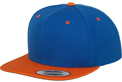 Flexfit Classic Snapback 2-Tone -One Size Cap, Erwachsenen Mütze (Kappe für Herren und Damen) Schirmmütze verstellbar - in diversen Farben