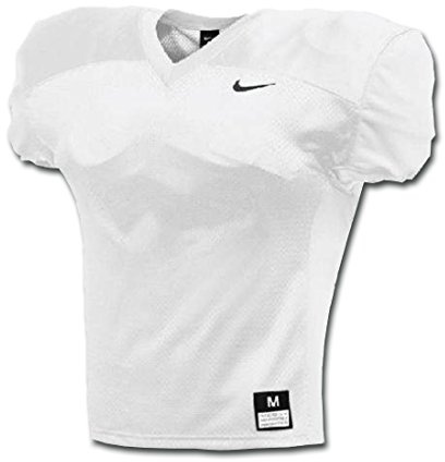Nike Stock Vapor Varsity Practice Football Jersey, American Football Shirt, White, M