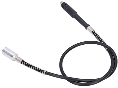 Rotary Grinder Flexible Drive Shaft, 3.175mm Chuck, Stainless Steel and Rubber, 8000-12000 RPM, Compatible with Power Tools and Mini Drills