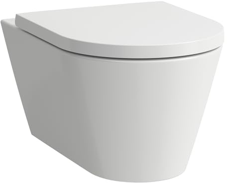 Laufen Kartell WC suspendu, chasse deau basse, sans rebord, 545x370x355mm, H820337A000001, Couleur: blanc
