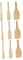 BESPORTBLE 9pièces Brosse Multi-Usage pour Barbecue Badigeonnage Huile Sauce Et Pâtisserie Accessoire Pratique pour Cuisine Et Grillades