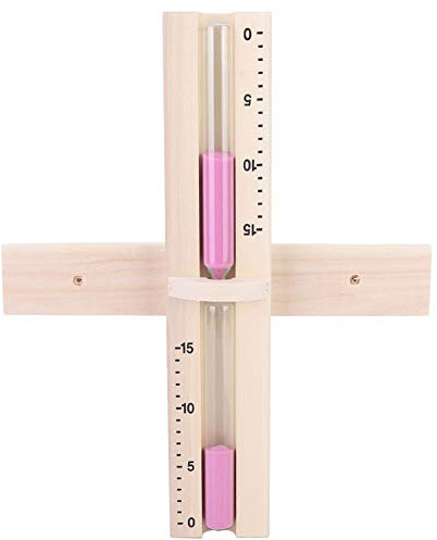 Sablier, Horloge de Sable Rotative, Horloge en Verre de Sable pour Sauna