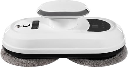 YUNRUX Fönsterrengöringsrobot, 1 m²/4 minuter, 2 800 Pa sugkraft, fjärrkontroll, säkerhetsrep, automatisk fönsterrengörare