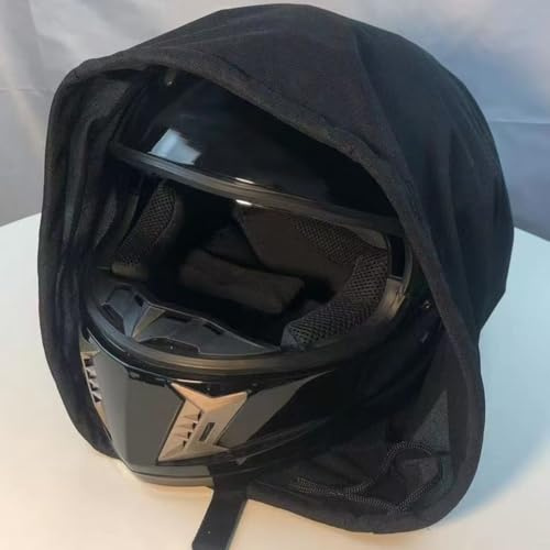 SiSinkal Sac de Rangement pour Casque de Moto, Housse de Protection avec Cordon de Serrage, Housse de Protection en Tissu Oxford imperméable et Anti-poussière pour Moto, Cyclisme, Ski, Hockey, Sports