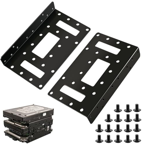 Joycabin Marco de montaje para SSD de 2,5 a 3,5 pulgadas SSD/HDD, soporte de montaje interno, soporte de expansión para juegos, vídeo, almacenamiento de datos, memoria de PC, bahía de expansión