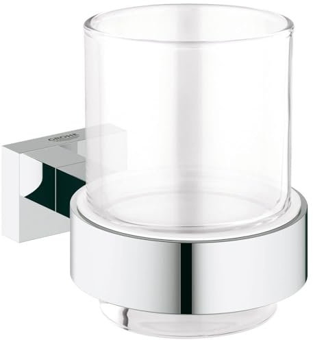 GROHE 40755001 essentials cube Cadre support avec verre Argent Chromé