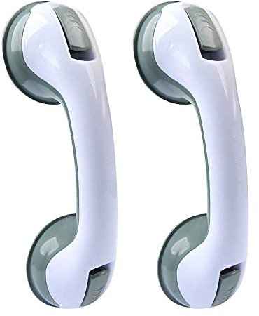2 Stück Haltegriff Dusche Wannengriff Duschgriff Mobiler Haltegriff 𝗣𝗼𝗿𝘁𝗮𝗯𝗹𝗲 Keine Werkzeuge Oder Bohrungen Erforderlich, Haltegriffe für Senioren Ohne Bohren, Haltegriff Dusche Ohne Bohren