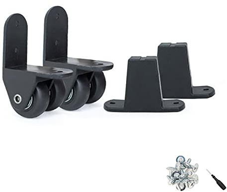 UUMFP Ruote Trolley Ricambio, rotelle mobili direzionali in plastica per Valigia, valigie per Trolley, Altoparlanti per Trolley e apparecchiature Audio, Un Paio di Sinistra e Destra (Size : 5#)