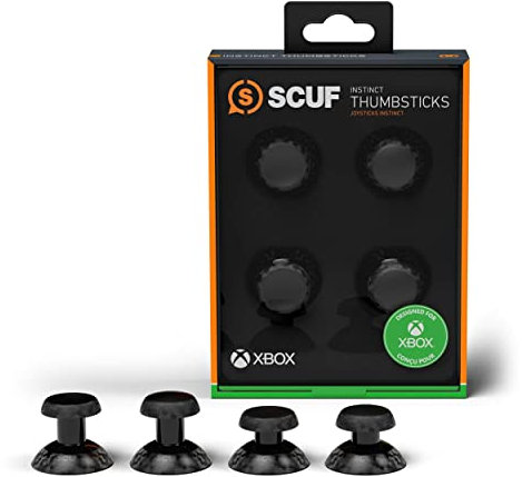 SCUF Pack de 4 joysticks interchangeables Instinct - joysticks de Rechange Uniquement pour la Manette Xbox Series X|S Instinct Pro Performance - Noir