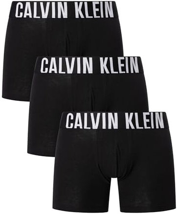 Calvin Klein Herren 3er Pack Boxer Briefs Unterwäsche, Schwarz (Black/Black/Black), XL