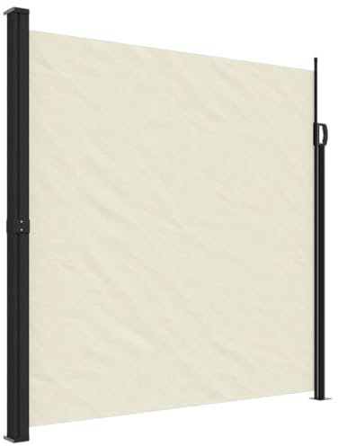 vidaXL Toldo Lateral retráctil Crema 200x500 cm