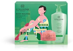 Collistar Cofanetto Corpo Donna, Pochette Regalo con Set Corpo Liftante, Crio gel Anticellulite 400 ml + Talasso Scrub Rassodante 150 gr