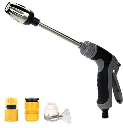 TurboWasher für Gartenschlauch Original, Waterblitz Hochdruckpistole Düse/Spritze/Aufsatz, Ultrawasher Turbo Hochdruckreiniger, Hochdruckreiniger für Jeden Gartenschlauch