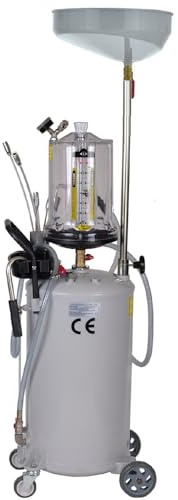 Recogedor de aceite con ruedas, dispositivo de recogida de aceite viejo, dispositivo de extracción, colector de aceite viejo, dispositivo de recogida de aceite lubricante, depósito de aceite de 75 L