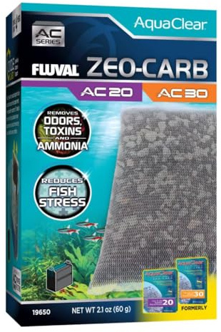 Zeo-Carbón para Filtro Mochila para Acuario Fluval AquaClear AC20/AC30, 1 pc