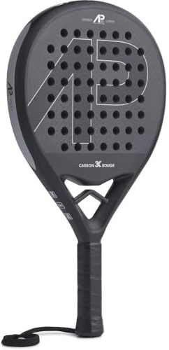 Acapulco 69 - Padelschläger Paddel Tennisschläger | Expert AP69103 Pro | 100% Carbon-Schicht, Teardrop abgerundet, Semi-Soft, langlebig, Indoor & Outdoor, Schwarz