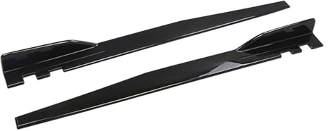 LZGQAZ Auto Seitenschweller für Audi A4 Avant B9 8W 2018 2019 2020 2021 2022 2023 2024 2025, Rocker Splitter Seitentrittleistenpedale Karosserie-Kit, Auto Zubehör,Bright Black